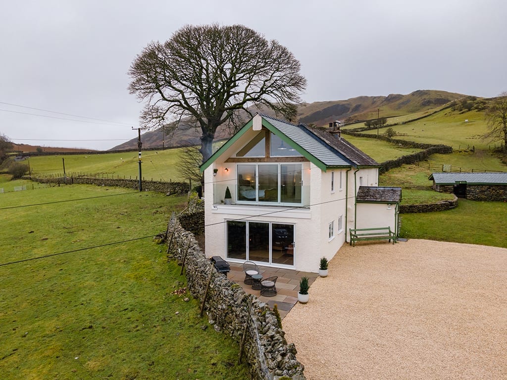 Side angle of Buckstones 2 Story House Extension Built by Wolfe Design Build in Cumbria The Lake District Side angle of Buckstones 2 Story House Extension Built by Wolfe Design Build in Cumbria The Lake District