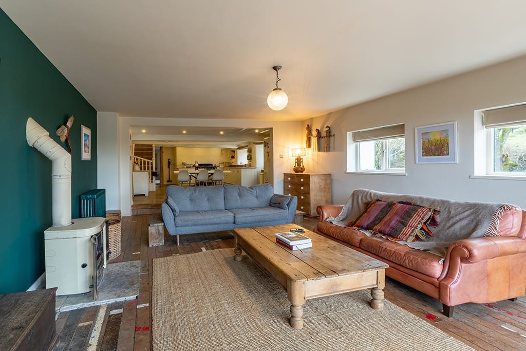 Living room of house extension built by wolfe design build in cumbria the lake district Living room of house extension built by wolfe design build in cumbria the lake district